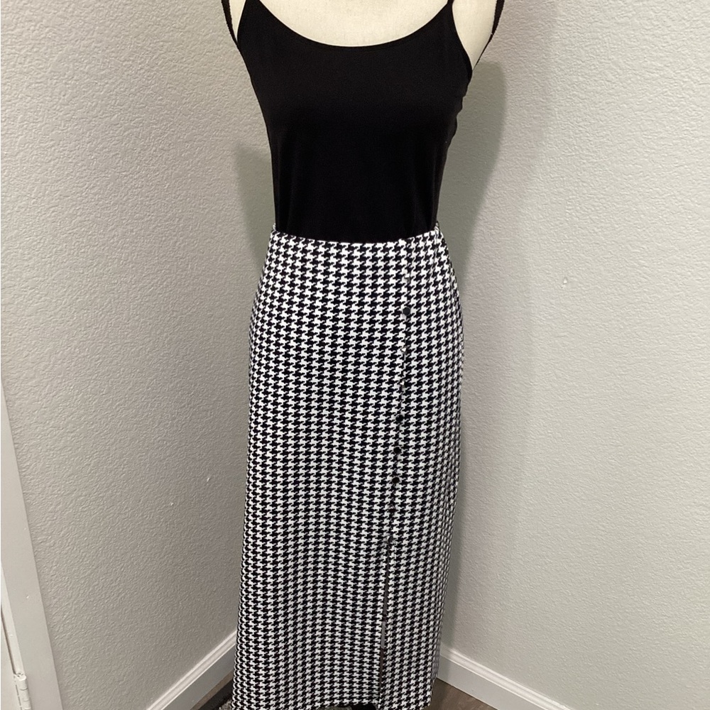 Black and white skirt